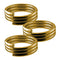 Flight spring rings in gold by Designa