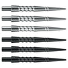 Apex Lance replacement dart points in black and silver by Harrows