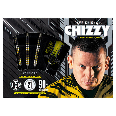 Dave Chisnall Darts packaging by Harrows