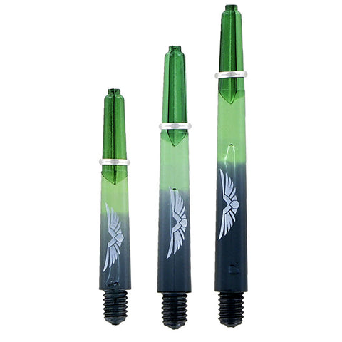 Eagle Claw dart shafts green-black by Shot