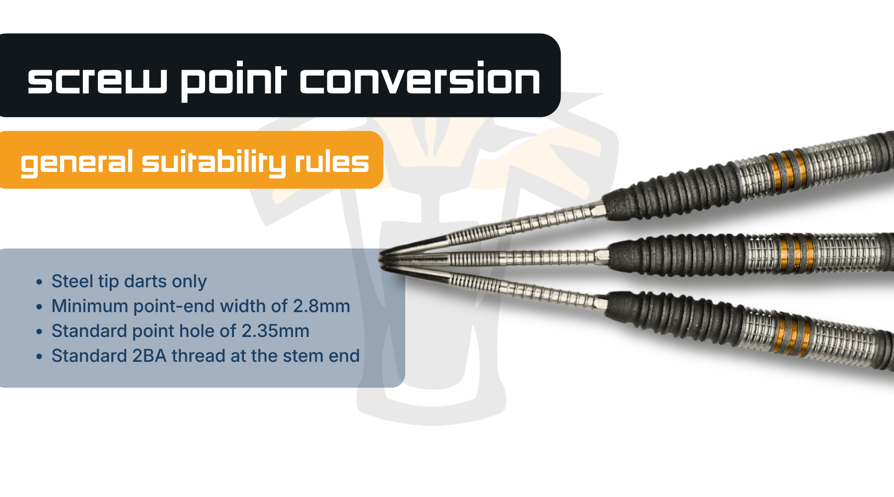 Can My Darts Be Converted for Screw Point Conversion?
