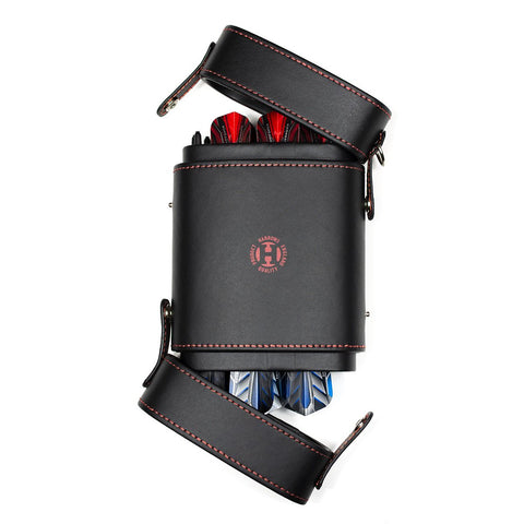Prima Dart Case in Red, open by Harrows