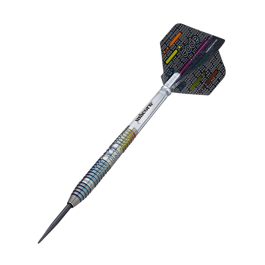 Jeffrey De Zwaan code スティールバレル23g Jeffrey De Zwaan Code 90% Tungsten Steel Tip Darts by