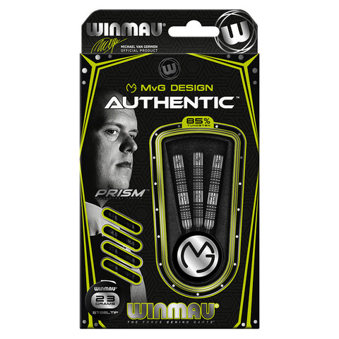 Michael van Gerwen MVG Authentic Darts packaging by Winmau
